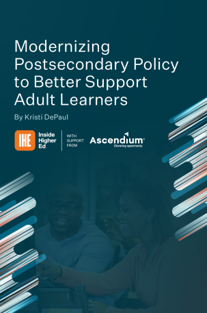 Modernizing Postsecondary Policy to Better Support Adult Learners
