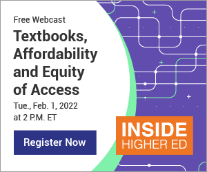 Textbooks, Affordability and Equity of Access