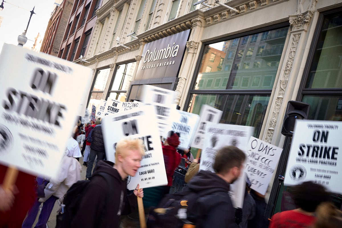 Columbia Chicago faculty strike hits one-month mark