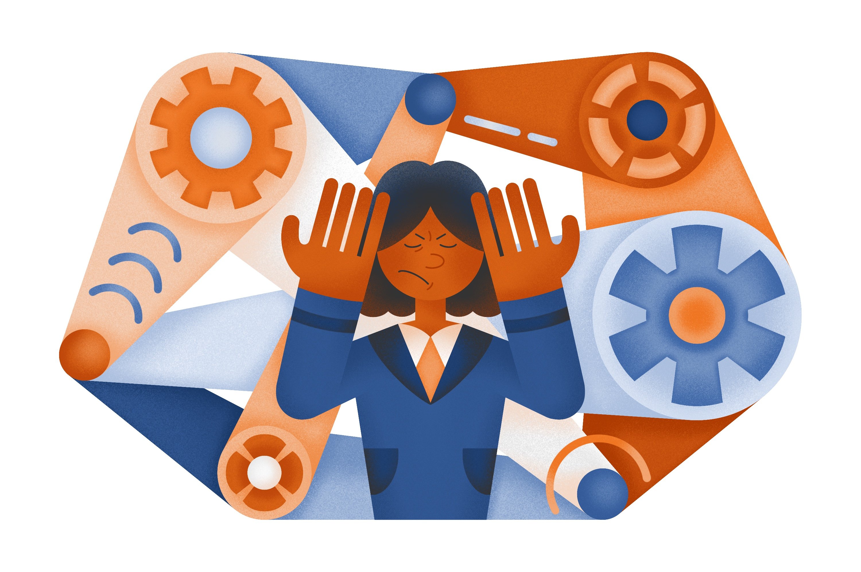 image of a woman with a problem