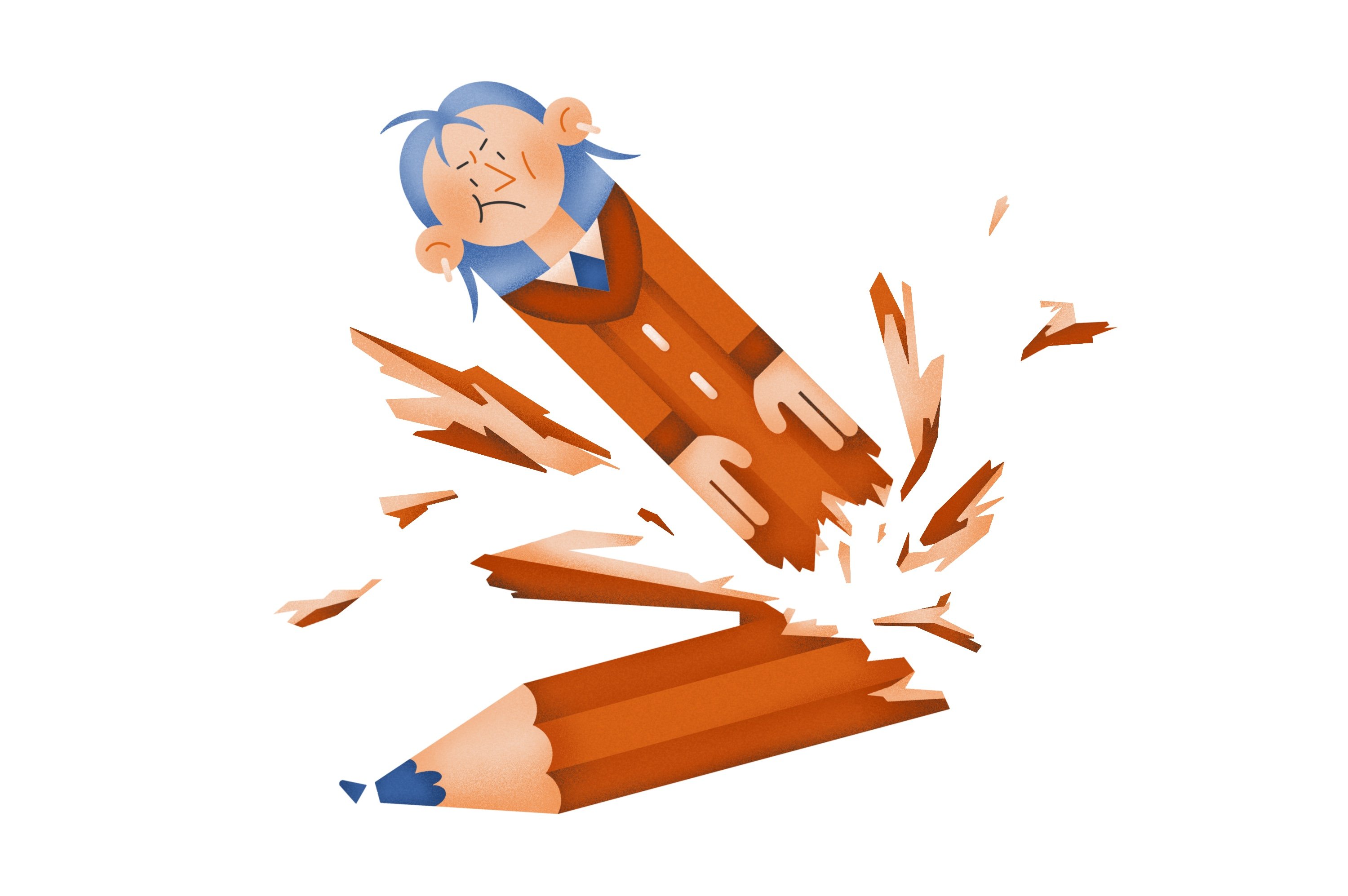 Image of broken pencil