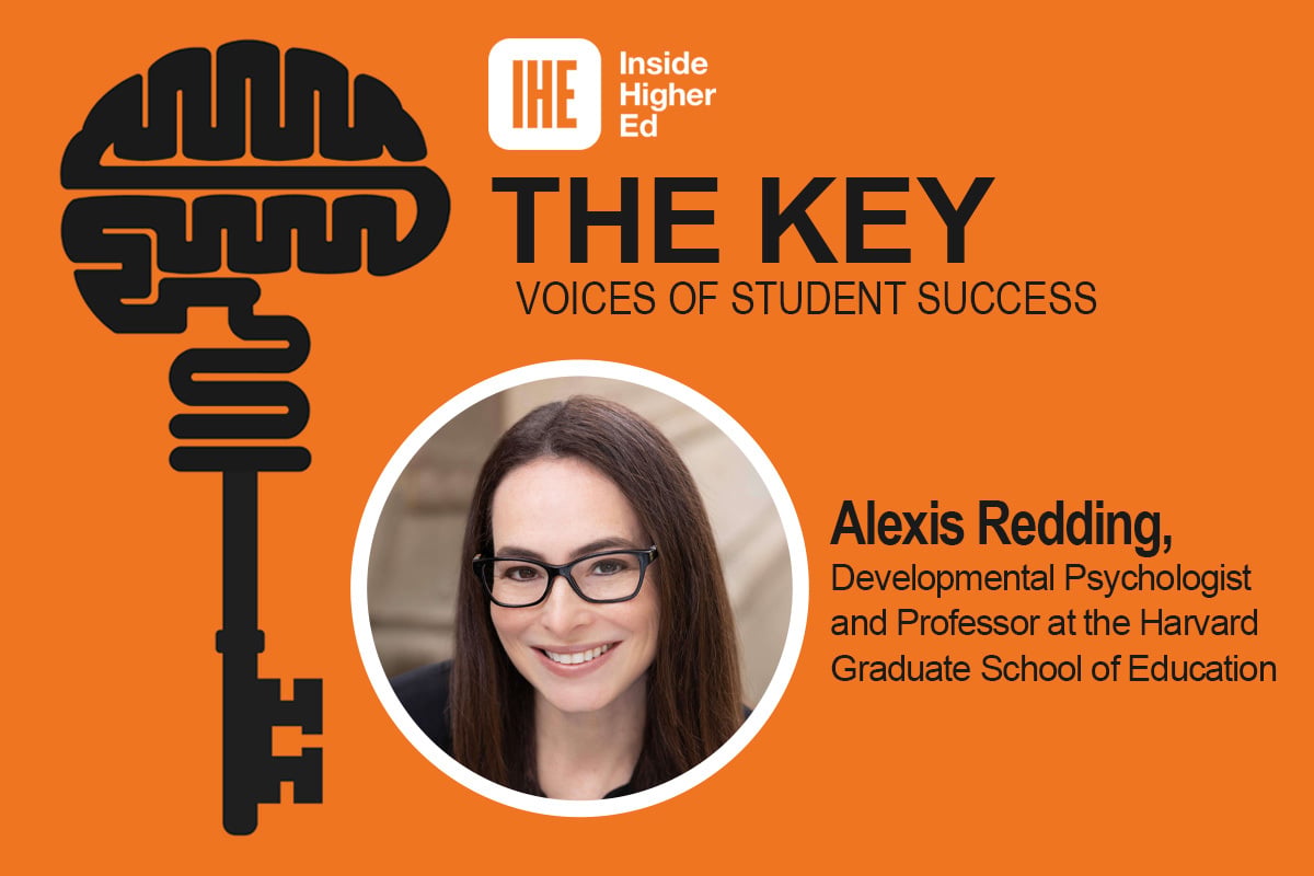Alexis Redding, a developmental psychologist and professor at the Harvard Graduate School of Education, smiling and wearing glasses.