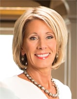 B DeVos and her cone of silence on for-profit colleges