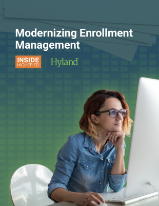 Cover of the Modernizing Enrollment Management Booklet