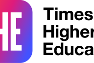 The Times Higher Education logo, with a red T, purple H and blue E.