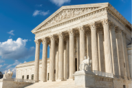 The white-columned facade of the U.S. Supreme Court
