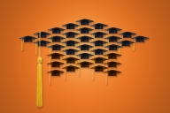 Digital grad cap and tassel 