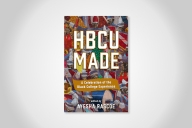 The cover of HBCU Made: A Celebration of the Black College Experience which features the title in large, white letters on a colorful background.