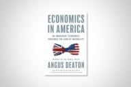 The cover of Economics in America by Angus Deaton
