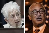 Illustration showing Virginia Foxx and Bobby Scott side by side
