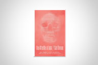 The book cover of Carl Öhman’s “The Afterlife of Data: What Happens to Your Information When You Die and Why You Should Care.” The cover features an image of a human skull against a red background.