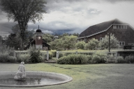 A photo of the Goddard College campus.