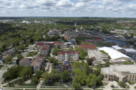 An aerial view of Carroll University