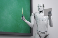 Robot teaching a class
