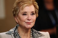 U.S. Education Secretary Linda McMahon speaks during a conference in California.