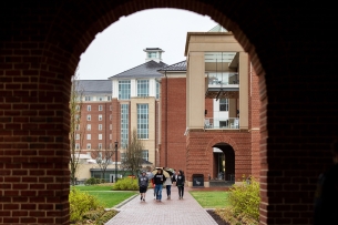 A photo of Liberty University's campus