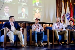 Students speak on panel at VetLink summit