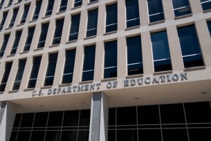 Front of Education Department Building