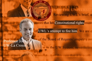 A photo illustration of Joe Gow