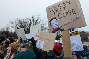 NIH funding cuts rally