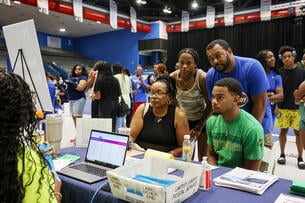 Jackson State University’s one-stop shop welcomes families, friends, and incoming freshmen and transfer students for registration.