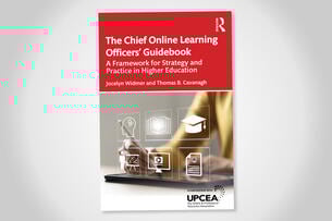 Cover of the Chief Online Learning Officers' Guidebook: A Framework for Strategy and Practice in Higher Education By Jocelyn Widmer, Thomas B. Cavanagh.
