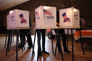 Privacy screens for voting