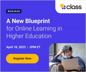 A New Blueprint for Online Learning in Higher Education