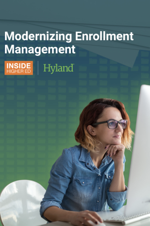 Cover of the Modernizing Enrollment Management Booklet