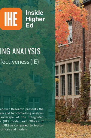 Cover of Institutional Effectiveness Office Benchmarking Analysis