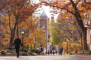University of Pennsylvania Locust Walk on campus. 