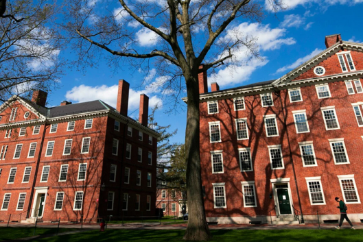 Redbrick buildings on the Harvard campus