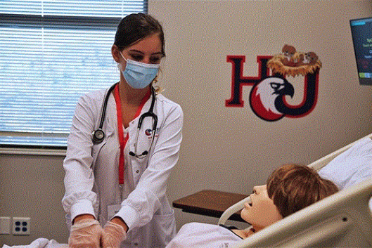 photo of nursing student at Hodges