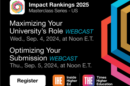 Impact Rankings 2025 | Webcast 1: Maximizing Your University's Role