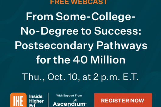From Some-College-No-Degree to Success: Postsecondary Pathways for the 40 Million 
