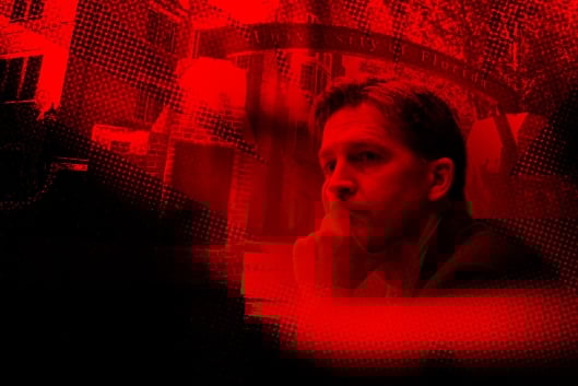 A photo illustration of Ben Sasse.