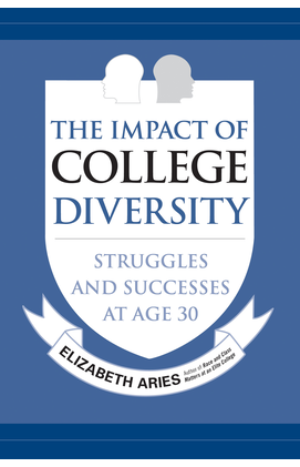 The blue book cover of The Impact of College Diversity