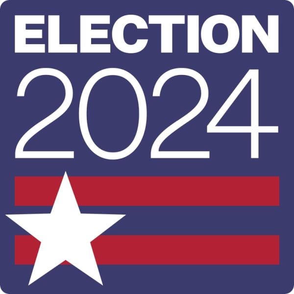 Graphic that says Election 2024