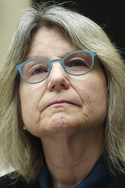 A photo of Sally Kornbluth.