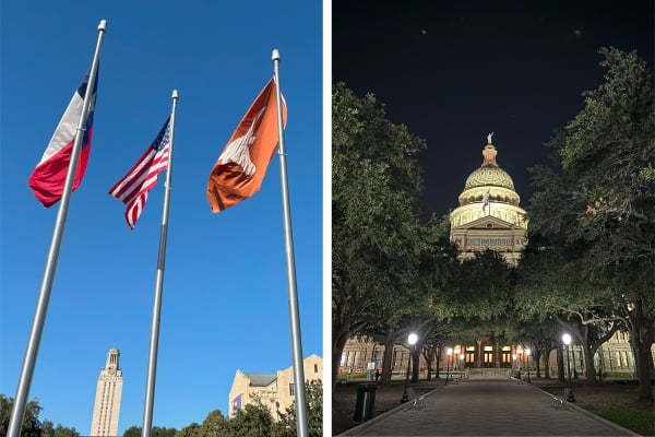 flags and dome
