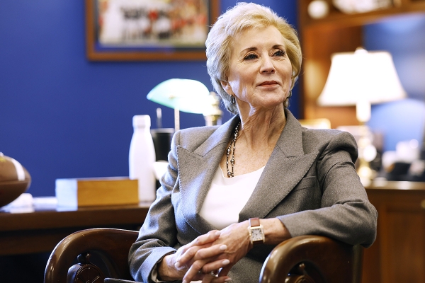 O Senado agenda a audiência de confirmação de Linda McMahon