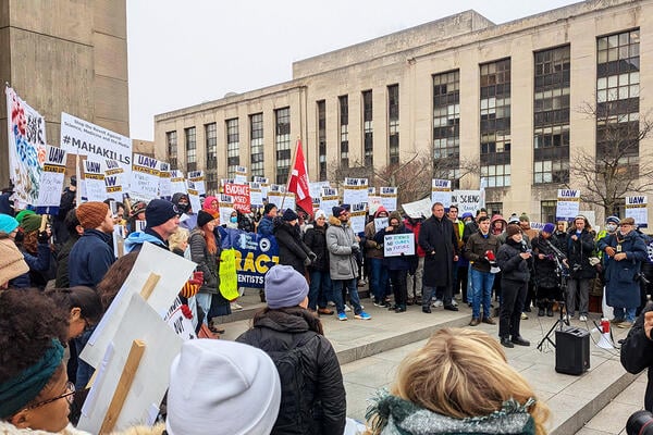 Protest against NIH cuts