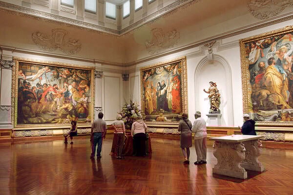 Art Peter Paul Rubens room at the Ringling Museum.