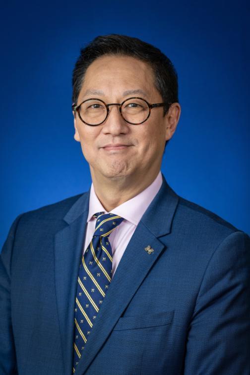 A headshot of Santa Ono.