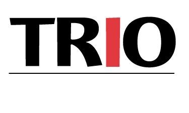 The logo of the TRIO programs, the acronym with the "I" in red and the other letters in black.
