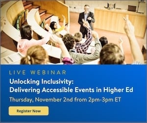 Unlocking Inclusivity: Delivering Accessible Events in Higher Ed