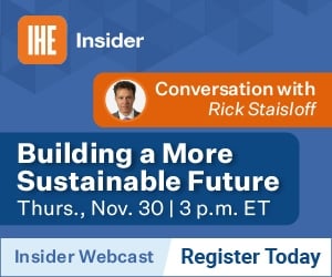 Insider Exclusive Webcast | Conversation With Rick Staisloff on Building a More Sustainable Future