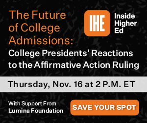 The Future of College Admissions: College Presidents' Reactions to the Affirmative Action Ruling