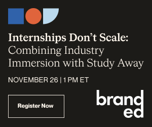 Internships Don’t Scale: Combining Industry Immersion with Study Away