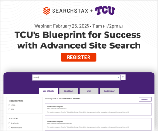 TCU's Blueprint for Success with Advanced Site Search
